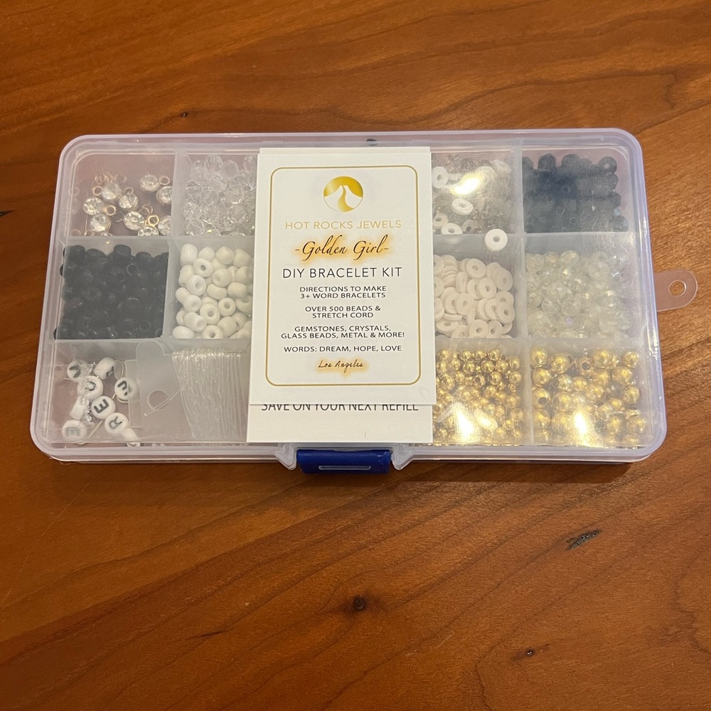 NWT Hot Rocks Jewels Golden Girl DIY Bracelet Kit